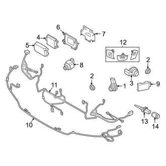 BMW OE - Front Bumper - Electrical Components (W/O M Type)