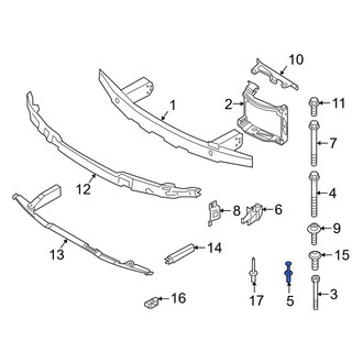 BMW OE - Bumper Cover Reinforcement Clip