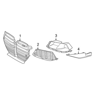 BMW OE - Front Bumper - Grille & Components (Competition)