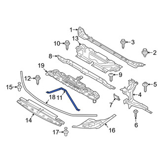 BMW OE - Radiator Support Panel Brace