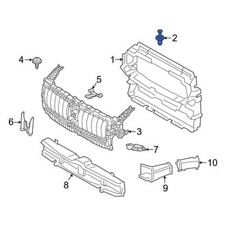BMW OE - Radiator Support Air Duct Clip