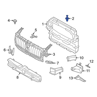 BMW OE - Radiator Support Air Duct Clip