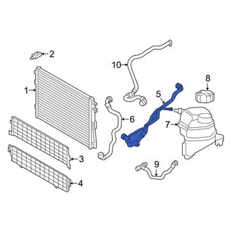 BMW OE - Upper Radiator Coolant Hose