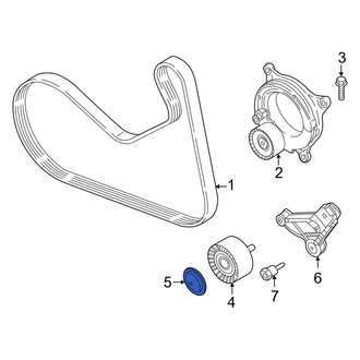 BMW OE - Accessory Drive Belt Idler Pulley Cap