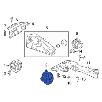 BMW OE - Front Left Engine Mount
