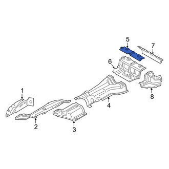 BMW OE - Rear Center Floor Pan Heat Shield