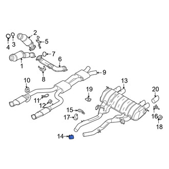 BMW OE - Rear Exhaust Muffler Clamp