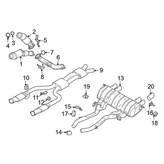 BMW OE - Exhaust System (Base / Competition / Competition xDrive)