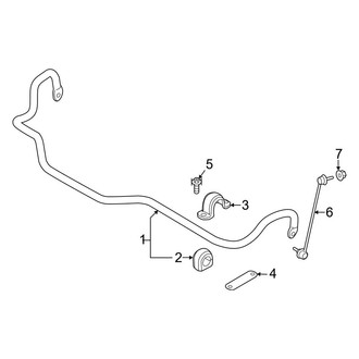BMW OE - Front Suspension - Stabilizer Bar & Components (Base)