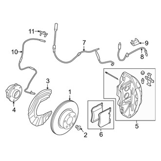 BMW OE - Front Suspension - Brake Components (With M Sport Brake)