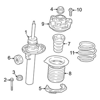 BMW OE - Front Suspension - Struts & Components (W/O Adaptive M Suspension)