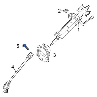 BMW OE - Front Lower Steering Column U-Joint Bolt