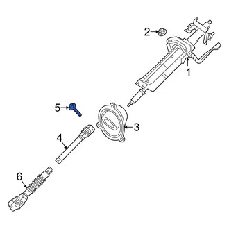BMW OE - Front Lower Steering Column U-Joint Bolt