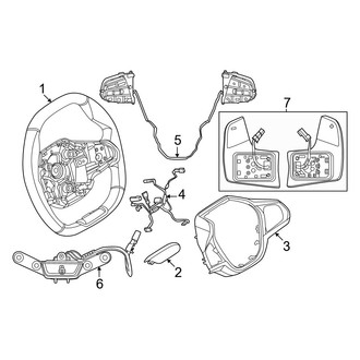 BMW OE - Steering Wheel & Trim (W/O M Sport)
