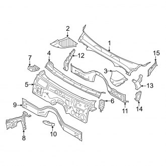 2021 BMW 4-Series Cowl Panels & Parts | Vent Grills — CARiD.com