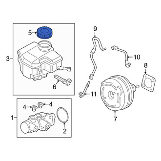 BMW OE - Brake Master Cylinder Reservoir Cap
