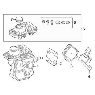 BMW OE - Cowl - Components on Dash Panel
