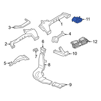 BMW OE - Left Dashboard Air Vent