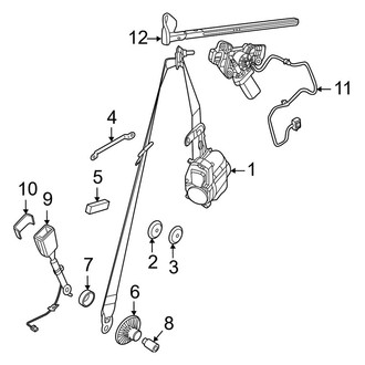 BMW OE - Restraint Systems - Front Seat Belts (Convertible / Coupe)