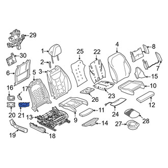 BMW OE - Front Left Power Seat Switch