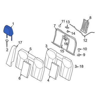 BMW OE - Rear Headrest