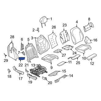 BMW OE - Front Left Power Seat Switch