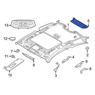 BMW OE - Rear Roof Opening Trim