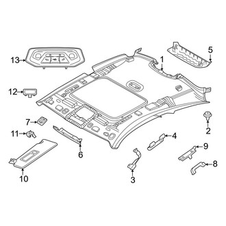 BMW OE - Roof - Interior Trim (With Sunroof)
