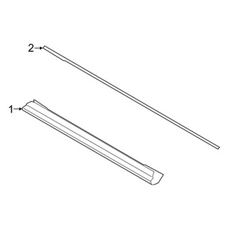 BMW OE - Roof - Windshield Header & Components (Convertible)