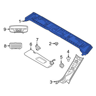 BMW OE - Front Roof Header Panel