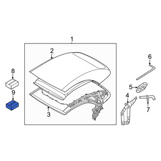 BMW OE - Convertible Top Hardware Kit