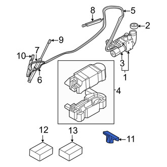 BMW OE - Convertible Top Hydraulic Cylinder Bracket