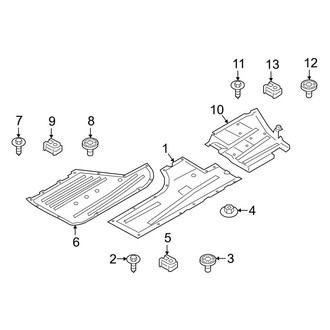 BMW OE - Pillars, Rocker & Floor - Under Cover & Splash Shields (Coupe)