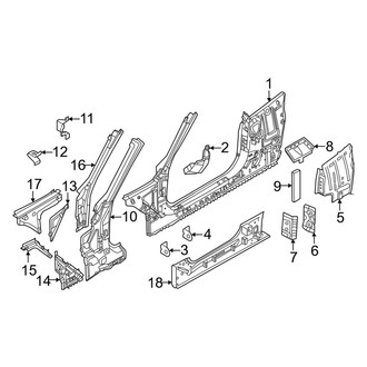 BMW OE - Pillars, Rocker & Floor - Aperture Panel (Convertible)