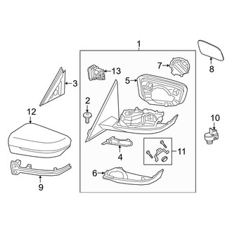 BMW OE - Door - Outside Mirrors