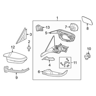 BMW OE - Door - Outside Mirrors
