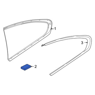 BMW OE - Quarter Panel Glass Clip