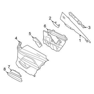 BMW OE - Quarter Panel - Interior Trim (Base / Competition / Competition xDrive Coupe)