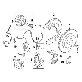BMW OE - Rear Suspension - Brake Components (With M Sport Brake)