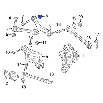 BMW OE - Upper Suspension Control Arm Nut