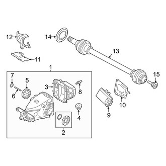 BMW OE - Rear Suspension - Axle & Differential (With M Sport, Differential)