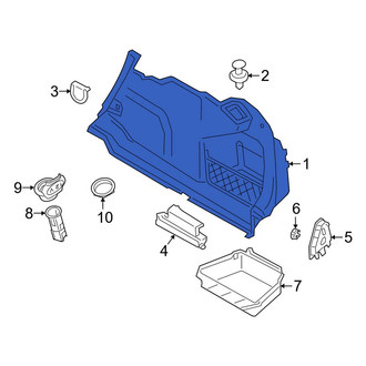 BMW OE - Rear Right Trunk Trim Panel