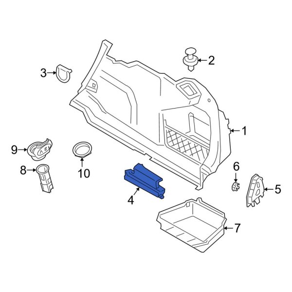 Trunk Trim Panel Insert