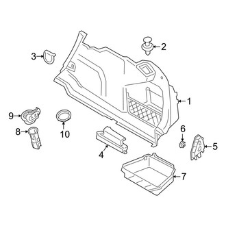 BMW OE - Rear Body & Floor - Interior Trim (Right Side, Trim)