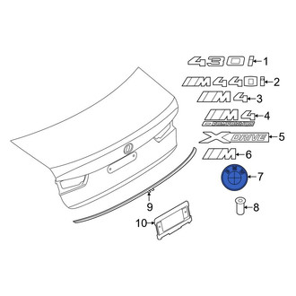 BMW OE - Front Door Trim Sill Plate Insert