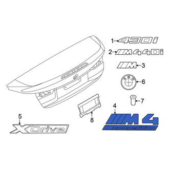 BMW OE - Front Door Trim Sill Plate Insert
