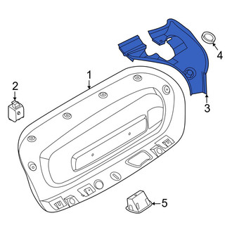 BMW OE - Rear Left Quarter Panel Gutter