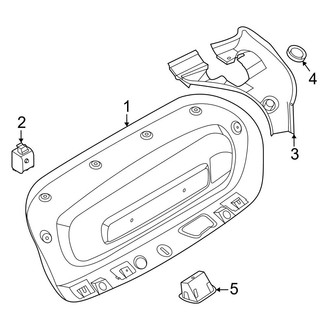 BMW OE - Trunk Lid - Interior Trim (Convertible)