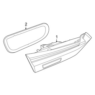 BMW OE - Rear Lamps - Backup Lamps (On Trunk Lid), (Convertible / Coupe)