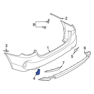 BMW OE - Rear Grille